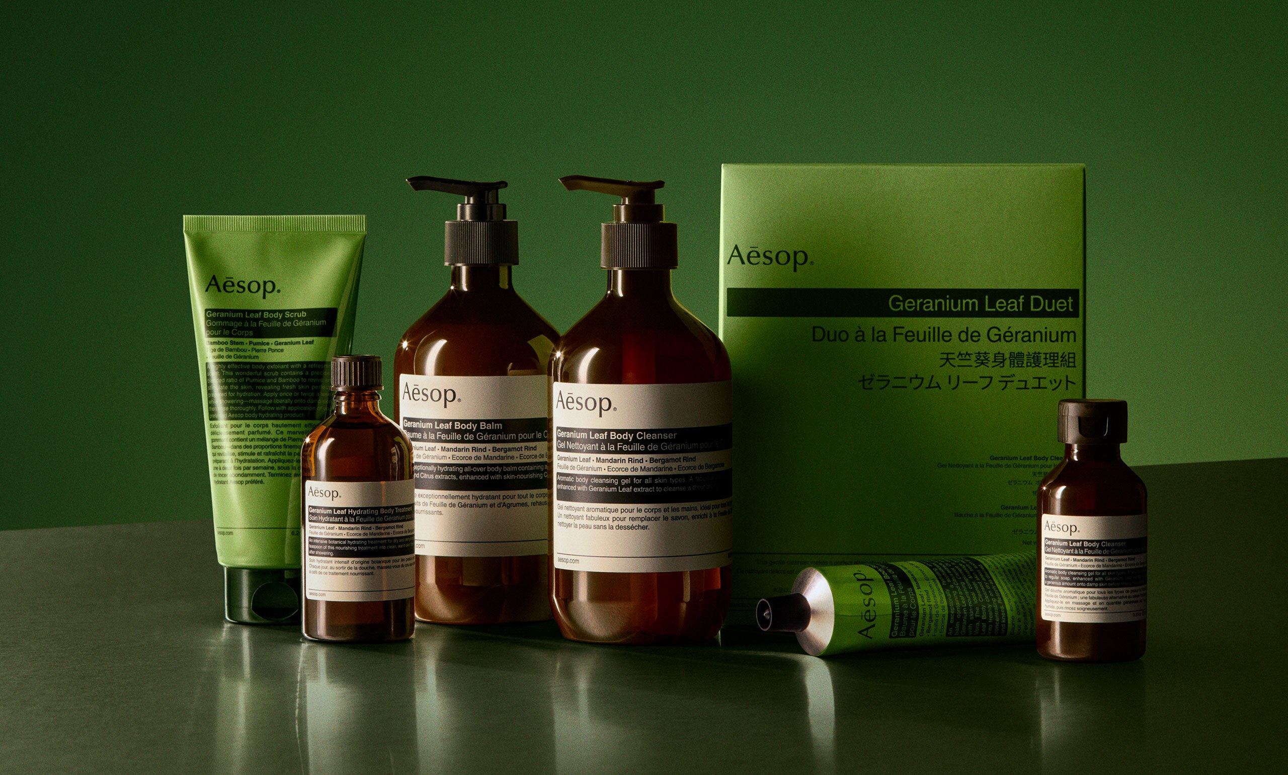 Geranium Leaf Range.